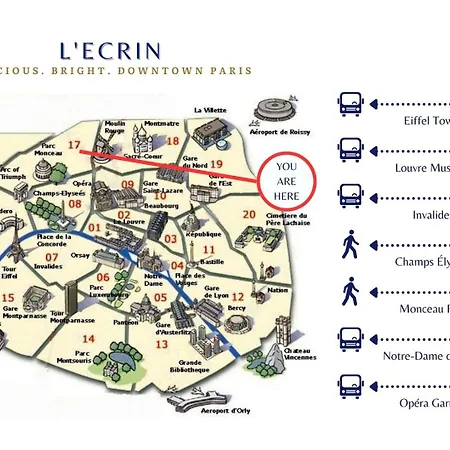 L'ecrin - Lumineux Et Vues Splendides -batignolles パリ